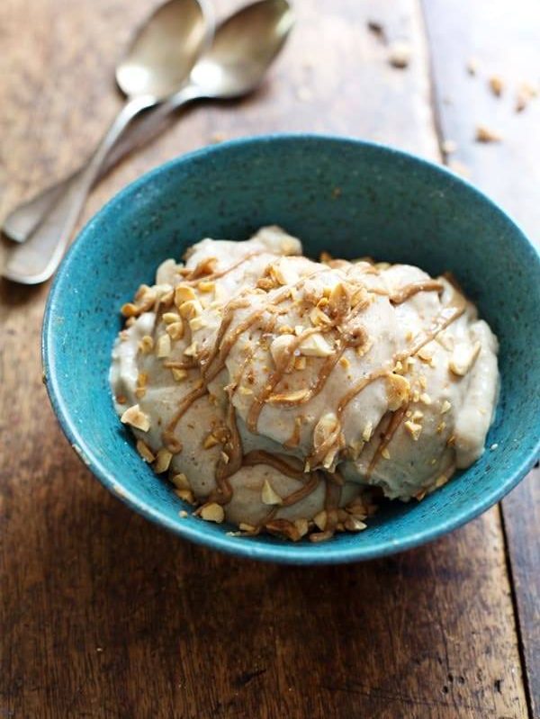 A picture of Peanut Butter Banana Ice Cream
