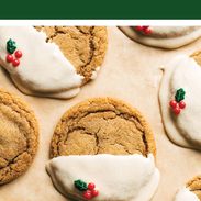 Gingerbread cookie pin.